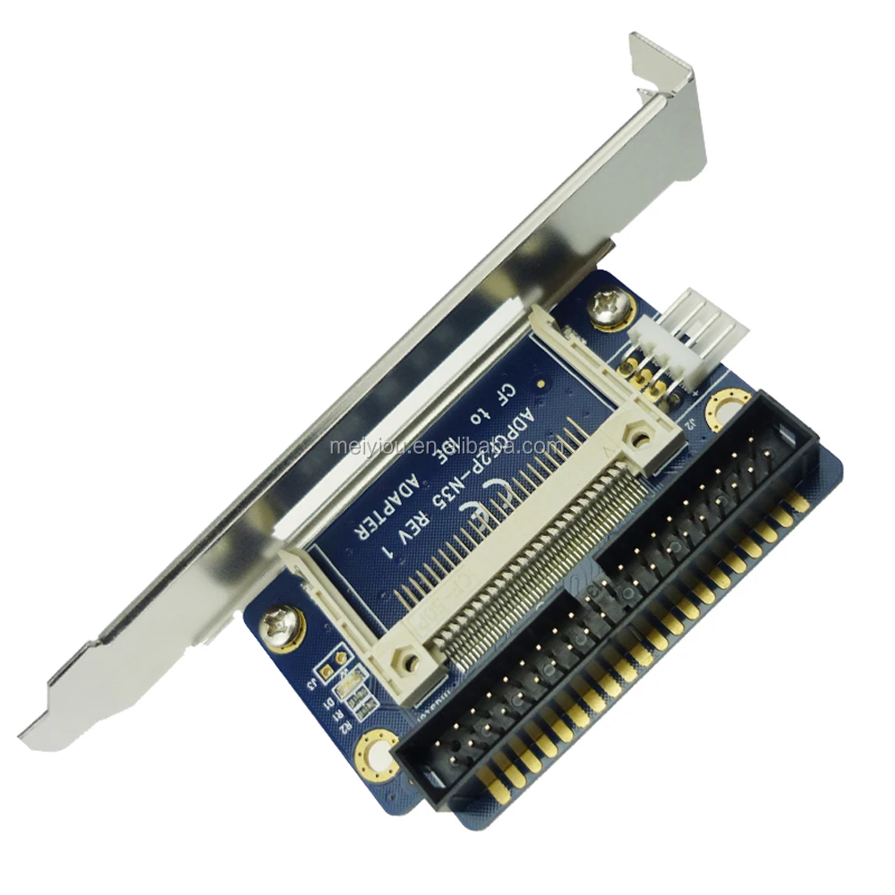 High Speed Cf To 40 Pin Male Ide Adapter Cf To Ide Hdd Ssd Converter With Bracket Buy Cf To 6115