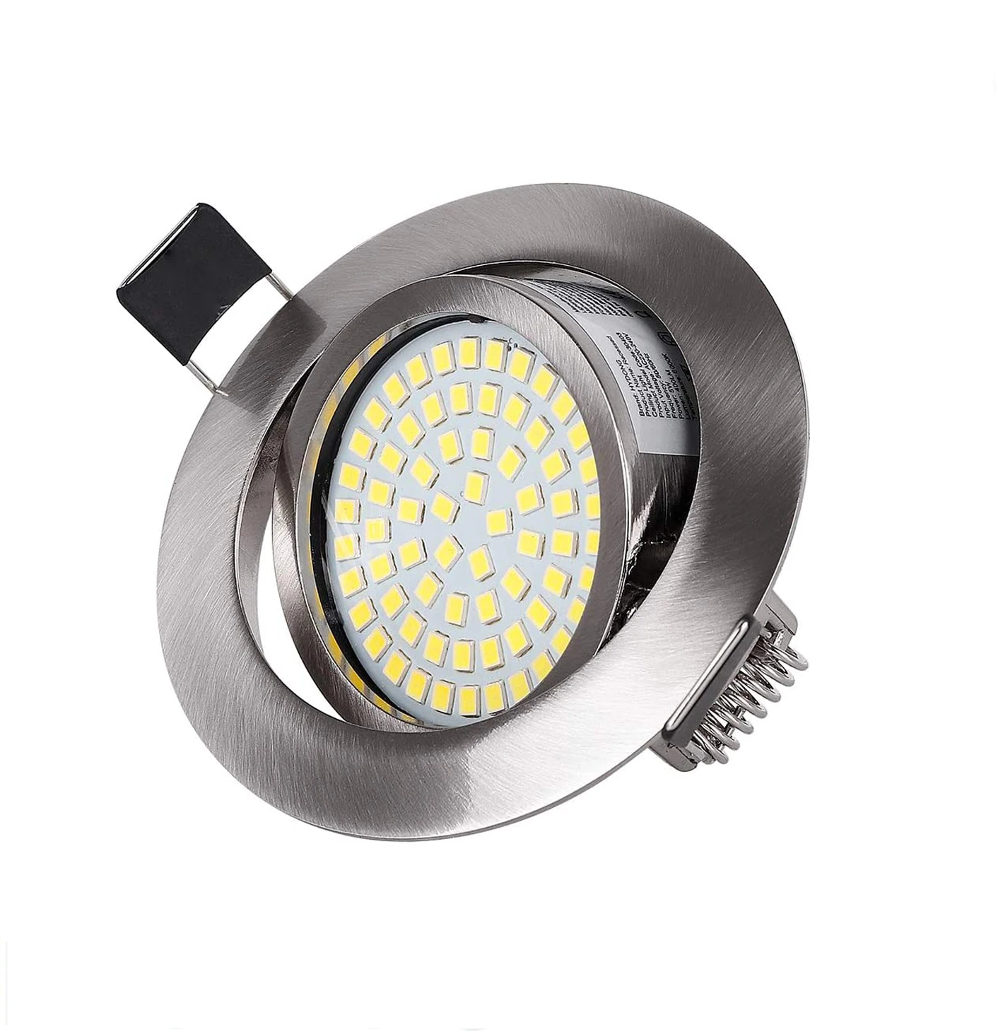 Ultra Slim 5W Modern LED Recessed Downlight IP44 Rotatable Ceiling Spotlight for Kitchen Bathroom Living Room