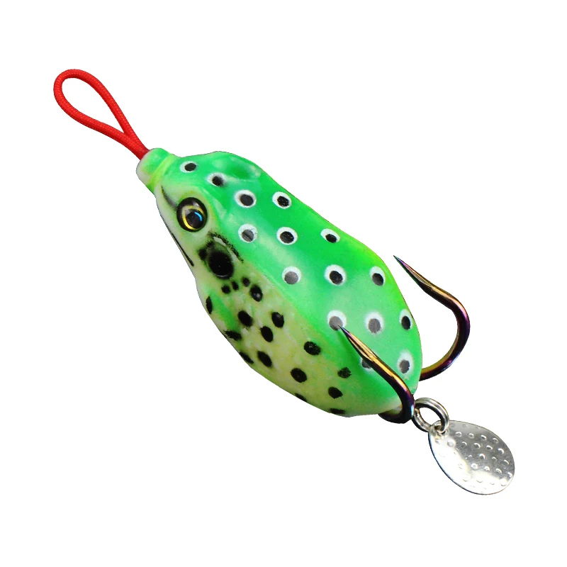 

Best Price Superior Quality 8 Colors Soft Bait Fishing Frog Lure