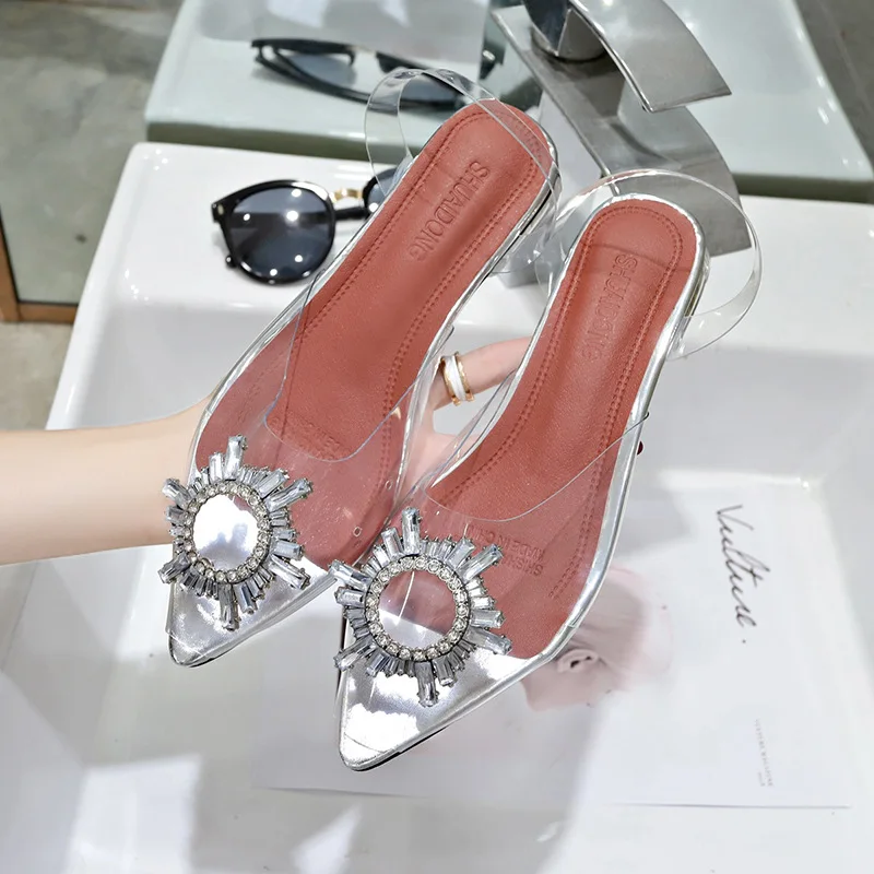 

custom glass clear women stilettos transparent high heel shoes for ladies