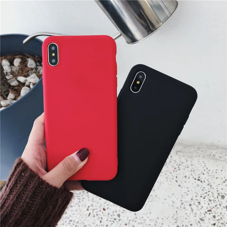 new arrivals 2019 amazon 1.0mm soft candy macaron jelly matte frost tpu silicone mobilephone phone case for iphone xs xr max 11