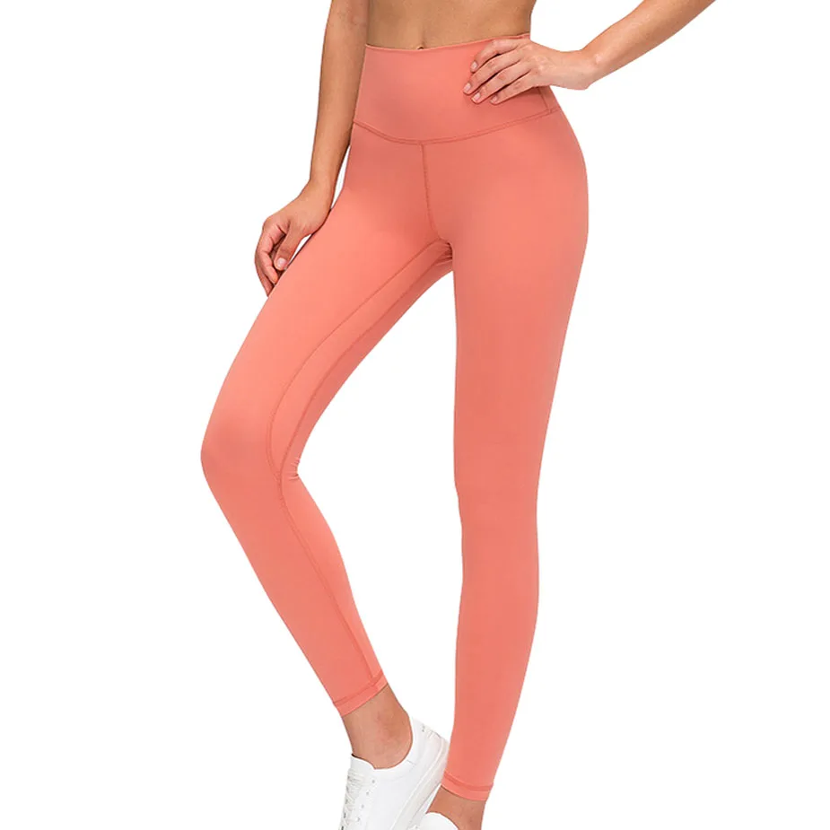Women's Lightweight Super Soft 80% Nylon 20% Spandex Pro Workout Gymnastic Leggings