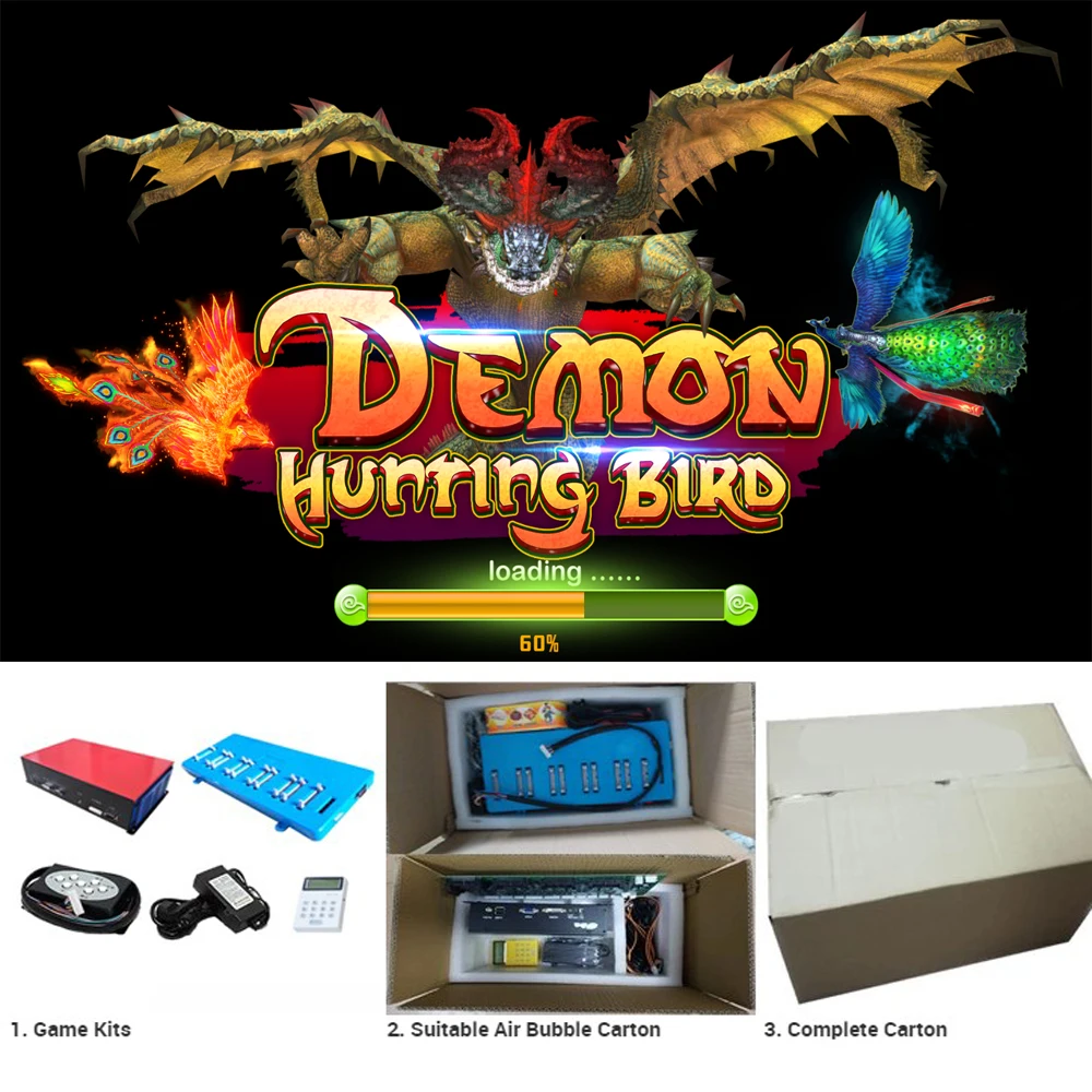 

Wholesale popular Demon Hunting Bird fish table machine gambling game boards