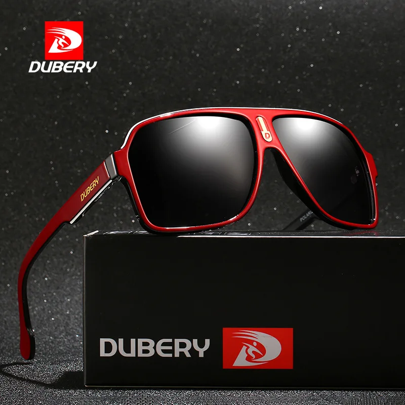 

D103 DUBERY 2020 New Sunglasses CE UV400 Pilot Toad Polarized Sunglasses With Packing Boxes