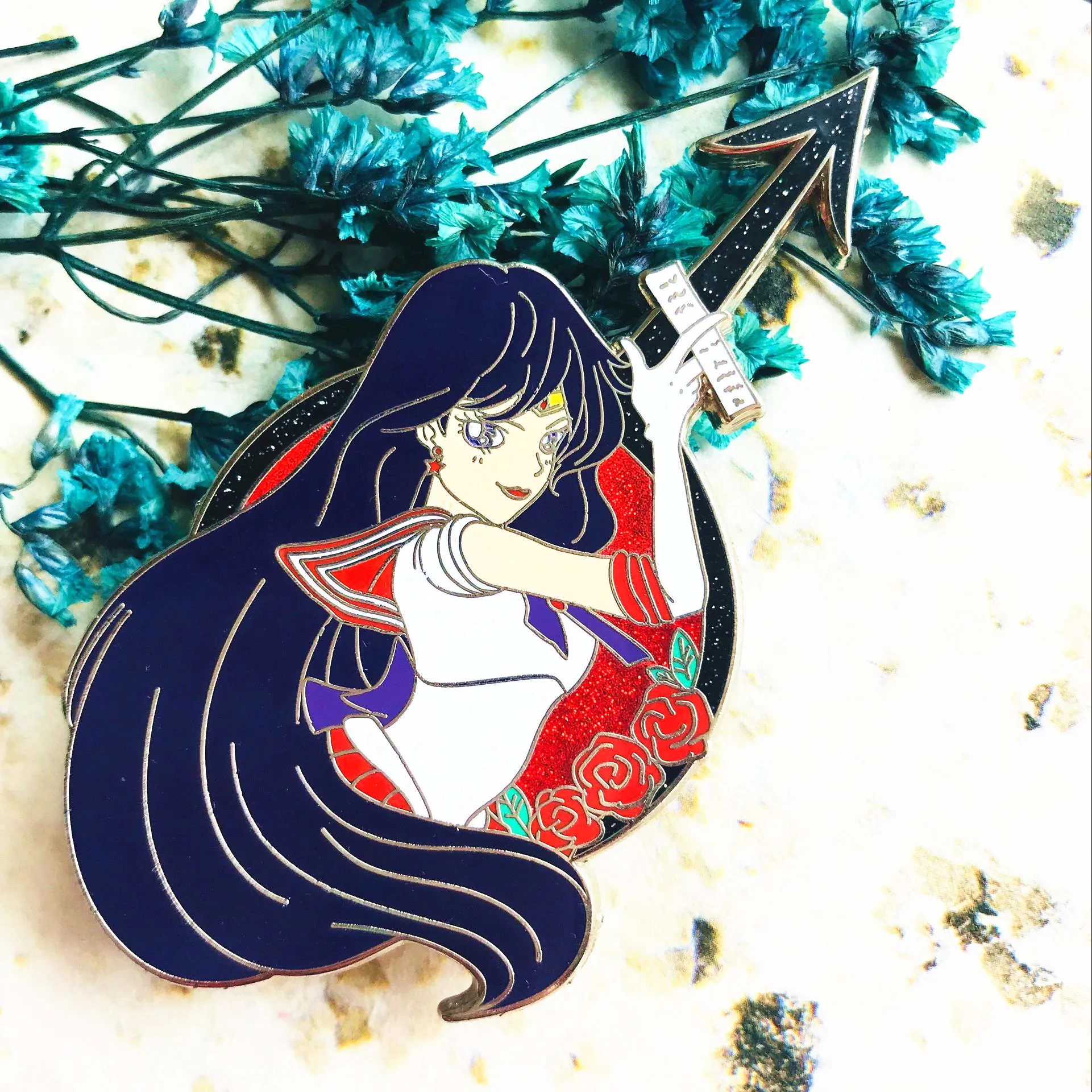 Silk Screen Printing Translucent Hard Enamel Princess Fantasy Pins