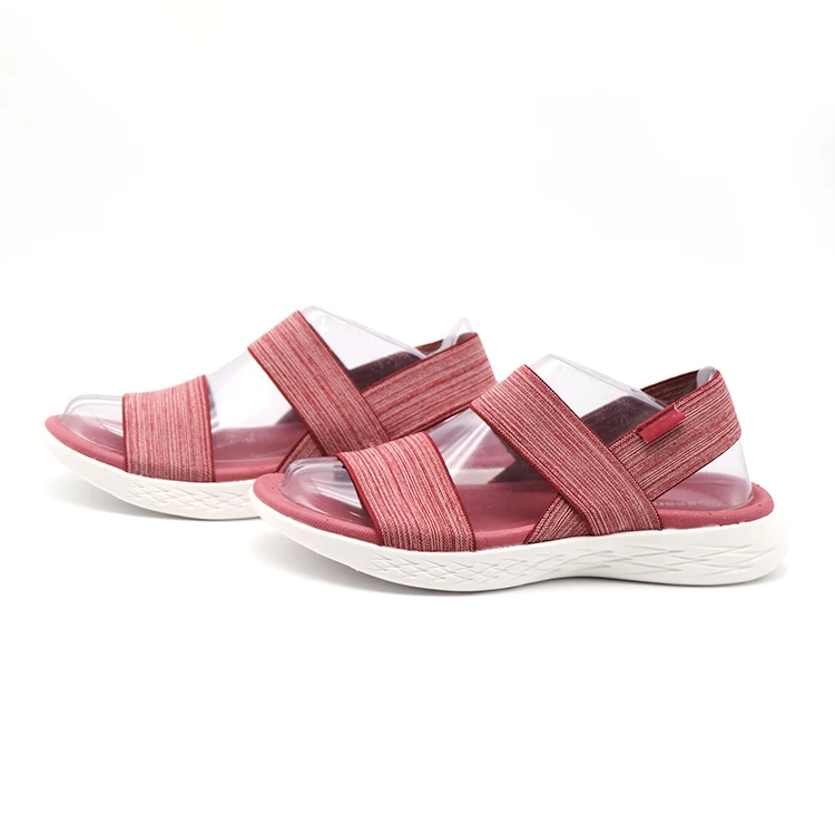 
Sport Chunky Fashion Casual Elastic Strap Flat Sandal Woman Platform 