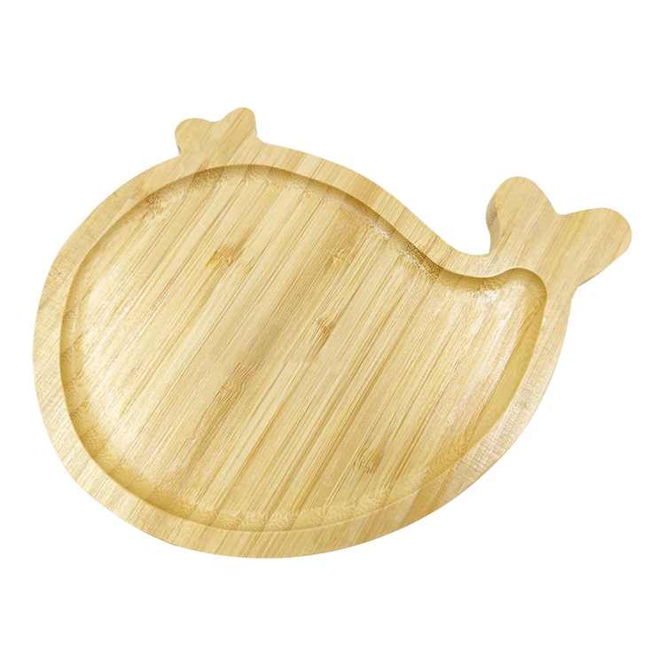 

trending products 2021 new arrivals kids bamboo plate set cute bamboo kids plate for dininglunch