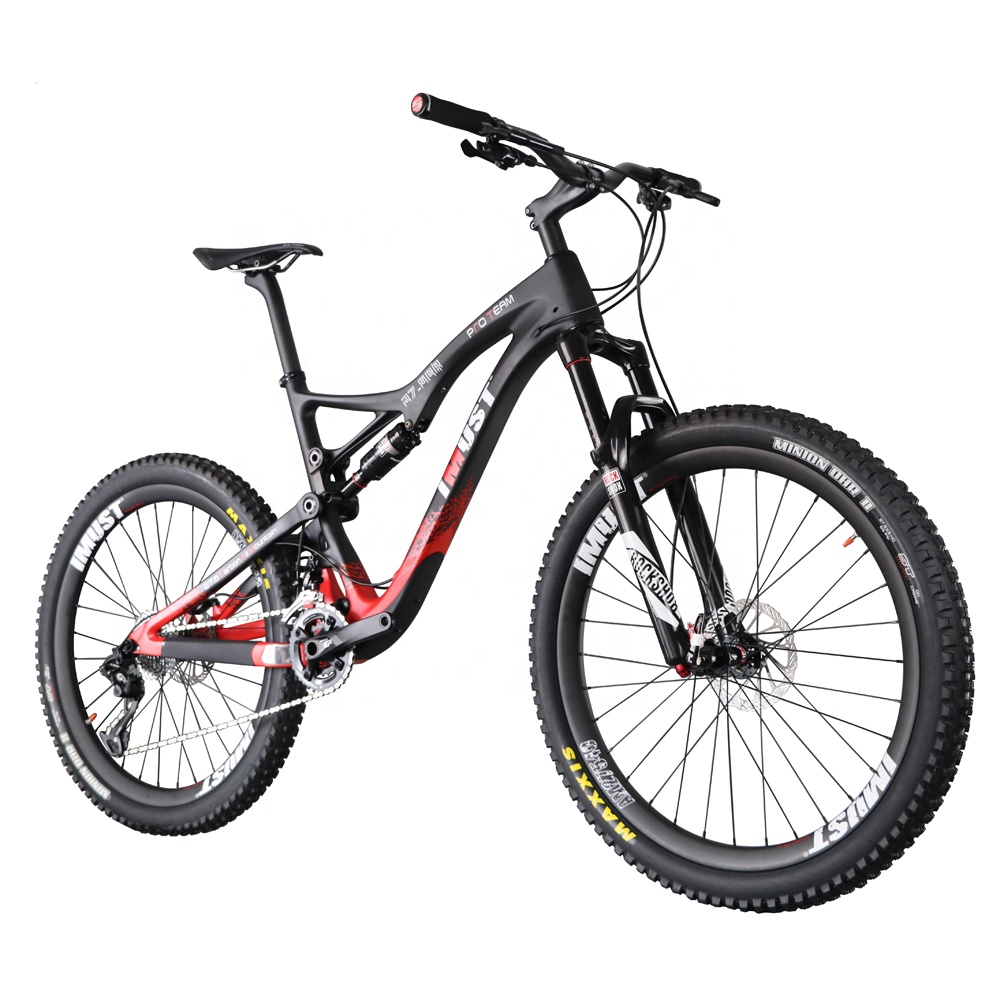 

Full Suspension Carbon Bike IMUST Carbon Mountain Bike 27.5er Carbon Fiber Bike