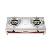 Lpg Two Burner Gas Propane Rv Stainless Steel Cover Portable Cook Stove
