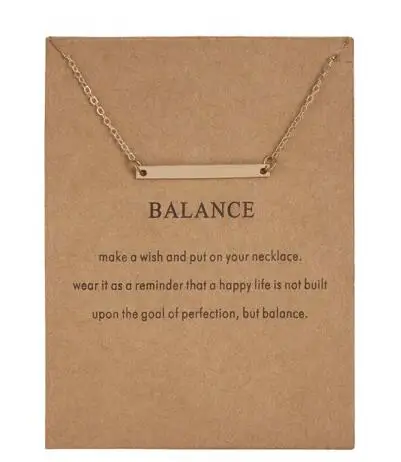 

Hot Sale Sparkling Horizontal bar Pendant necklace gold-color Clavicle Chains Statement Necklace Women Jewelry(Has card)