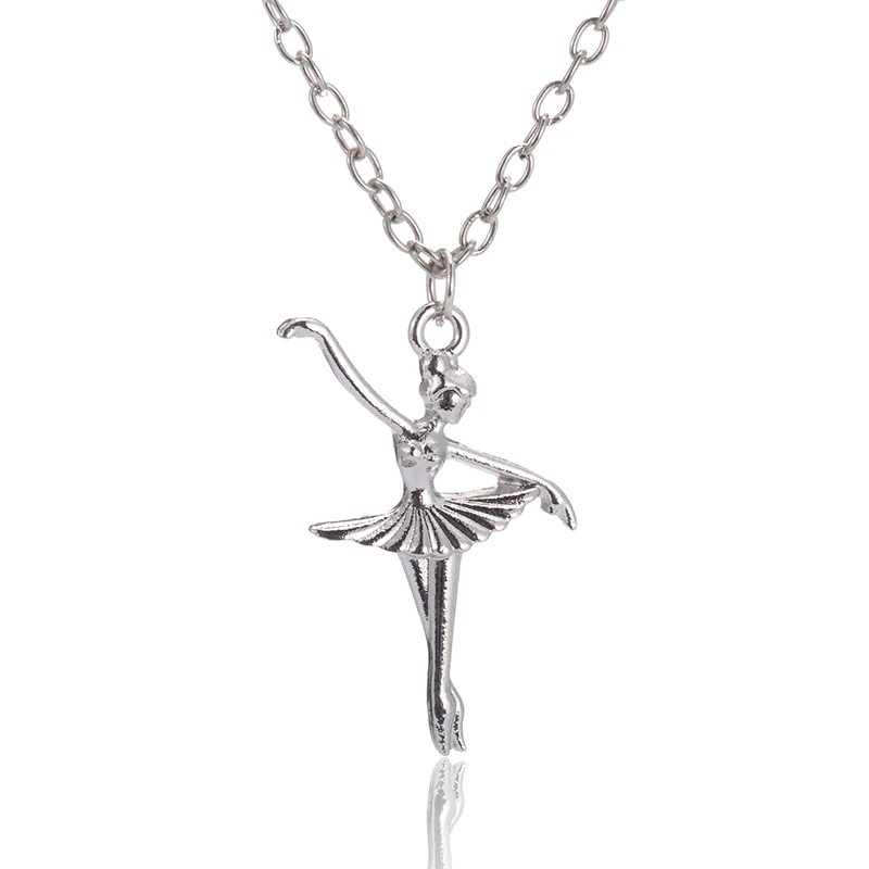 

Ballerina Dancing Girl Ballet Pendants Necklaces Dancers Accessories Jewelry Girl Party Gifts