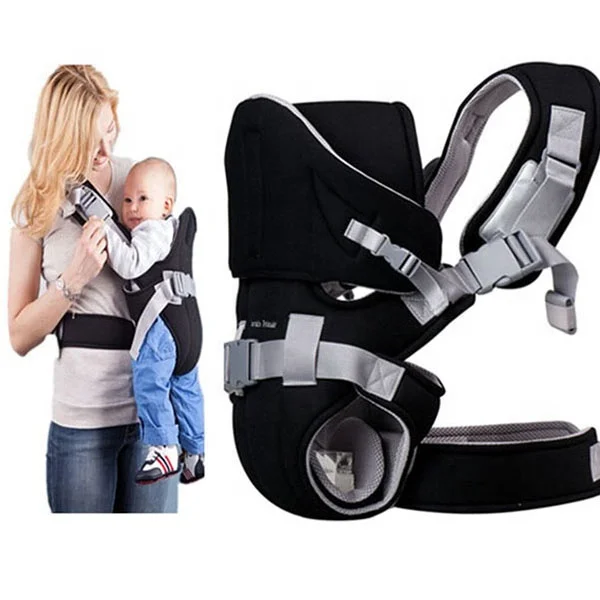 

Baby Carrier Natural Cotton Ergonomic Baby Carrier Backpack Carrier Kangaroo Baby Sling Easy Wearing Newborn Infant Toddler, Red, blue, black, red wine