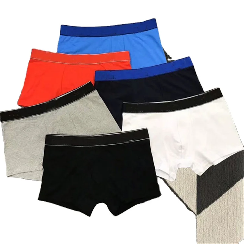 

RST Letter Print Underwear Wholesale Breathable Seamless Boxer Short for Men