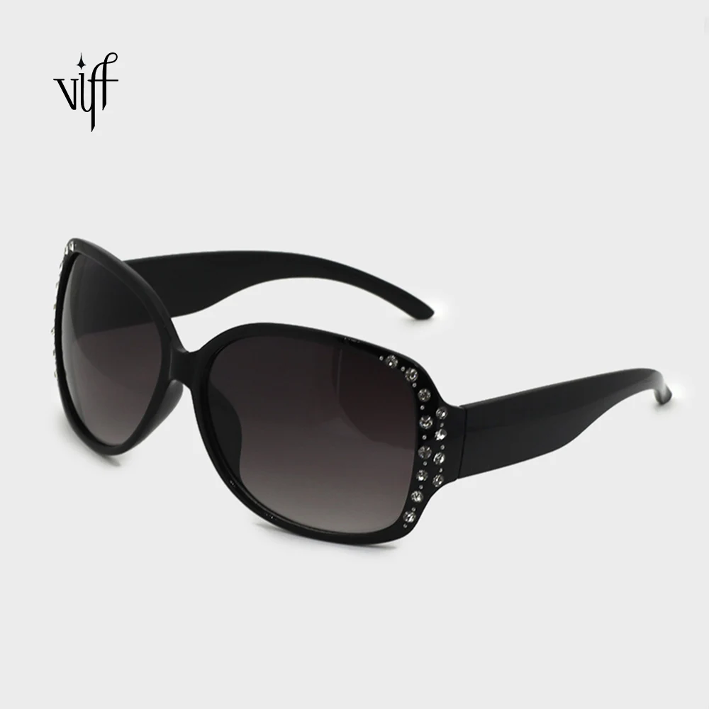 

VIFF Sunny Shades HP14566 Wholesale Rhinestone Crystal Sun Glasses Platsun Oversized Fashion Sunglasses Woman