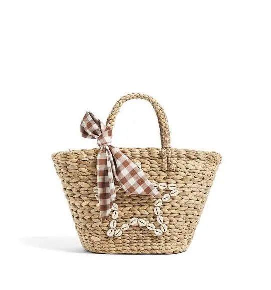 

New Women's Round Straw corn Beach Shoulder Bag Rattan Bag