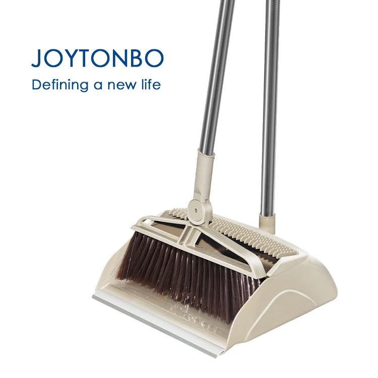 

360 degree rotating Broom and Dustpan Set, Blue