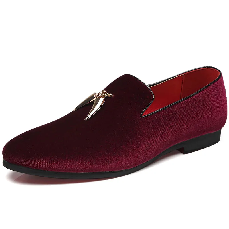 
QUQI Plus Size Men Velvet Loafers Shoes comfortable mens black photo women manufacturer in china dress baby leather shoes boy 