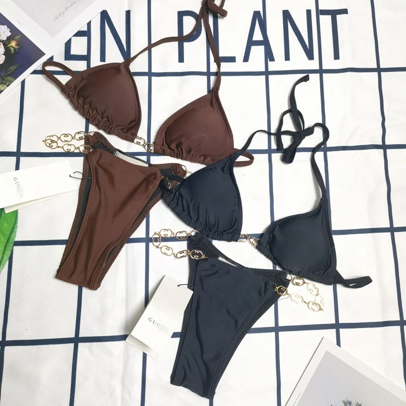 

Free sample sexy brand bikini Luxury Bathing Suits Famous Woman Swimwear designer swimsuit women