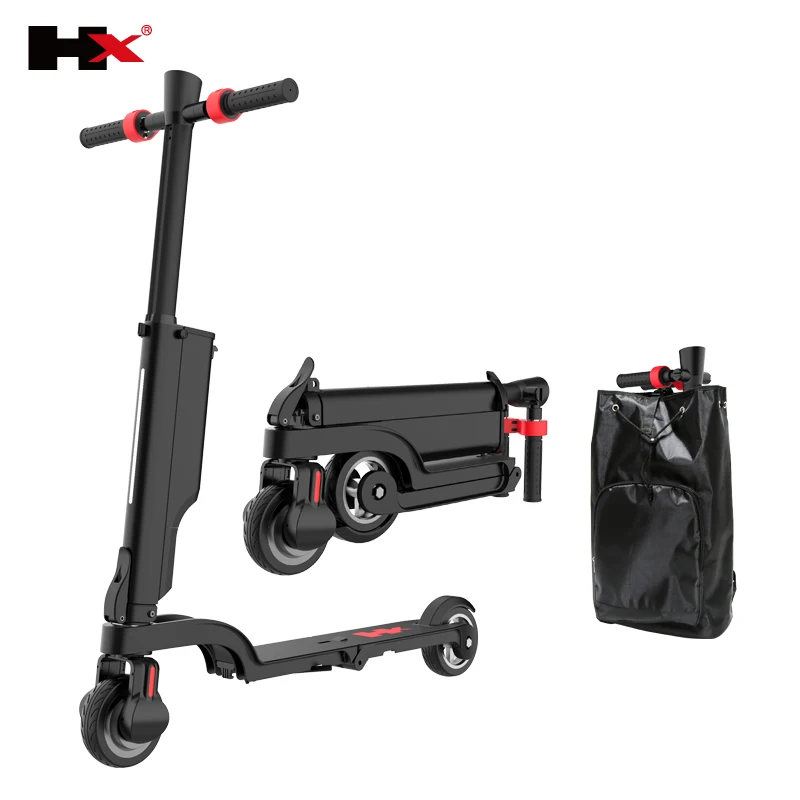 

250W Backpack Electric Kick Scooter with two 5.5 inch Wheels and the Smallest Folding size /Detachable Battery