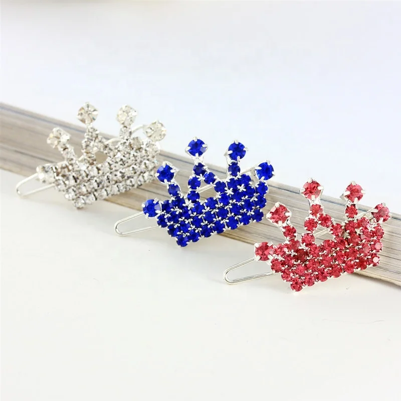 

Amazon Pet Crown Rhinestone Hairpins Cute Clips Grooming Hair Accessories For Pet Cat Dog, 3 color