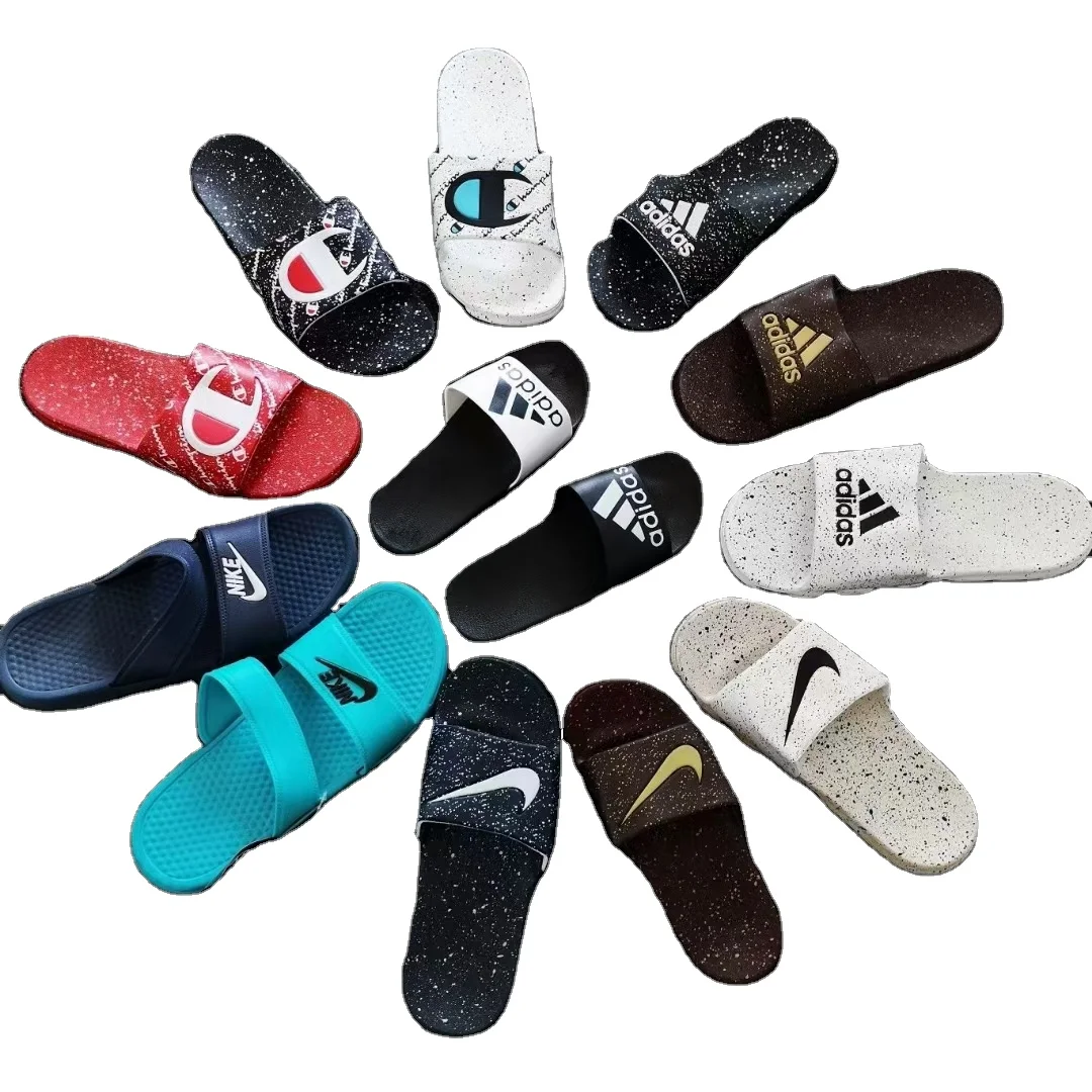 

Wholesale man cool Slipper Indoor Outdoor PVC Slipper For Women Men light soft leisure shoes stock, Multiple colour
