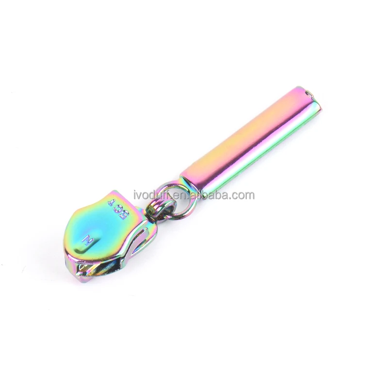 

Zipper Pull Head For Handbags Clothing, Rainbow Color Zipper Puller Slider