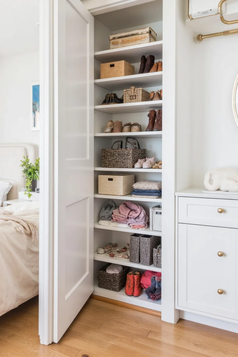 Command over-the-door organizer in use