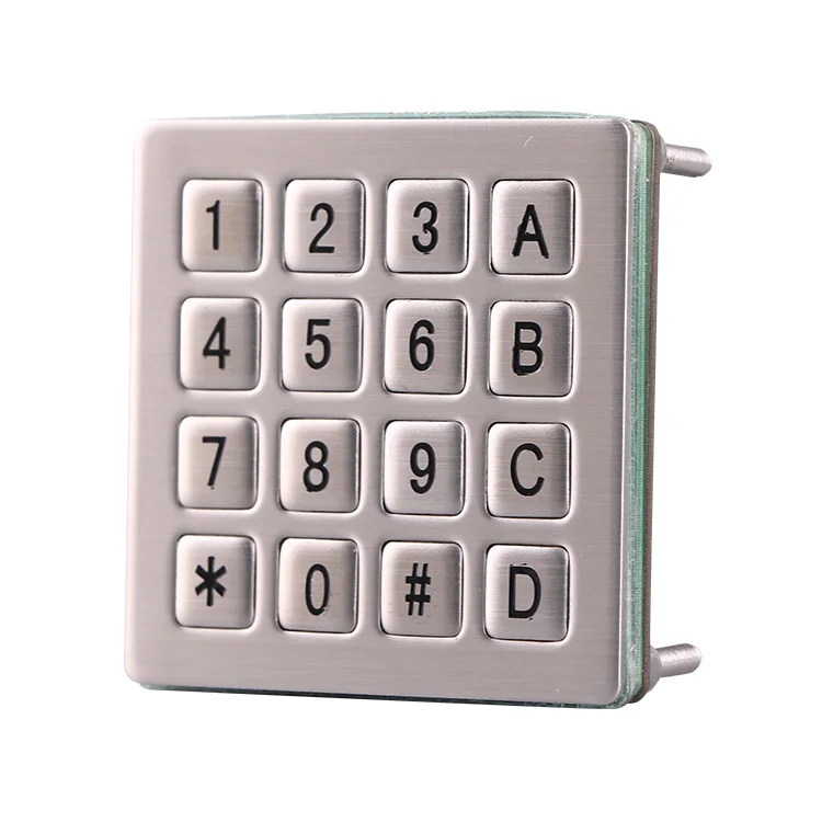 Клавиатура 4x4. Keypad 4x4. Matrix Keypad Serial. Металлическая клавиатура.