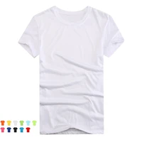 

Wholesale cheap white t shirt polyester tshirts with logo custom logo printed