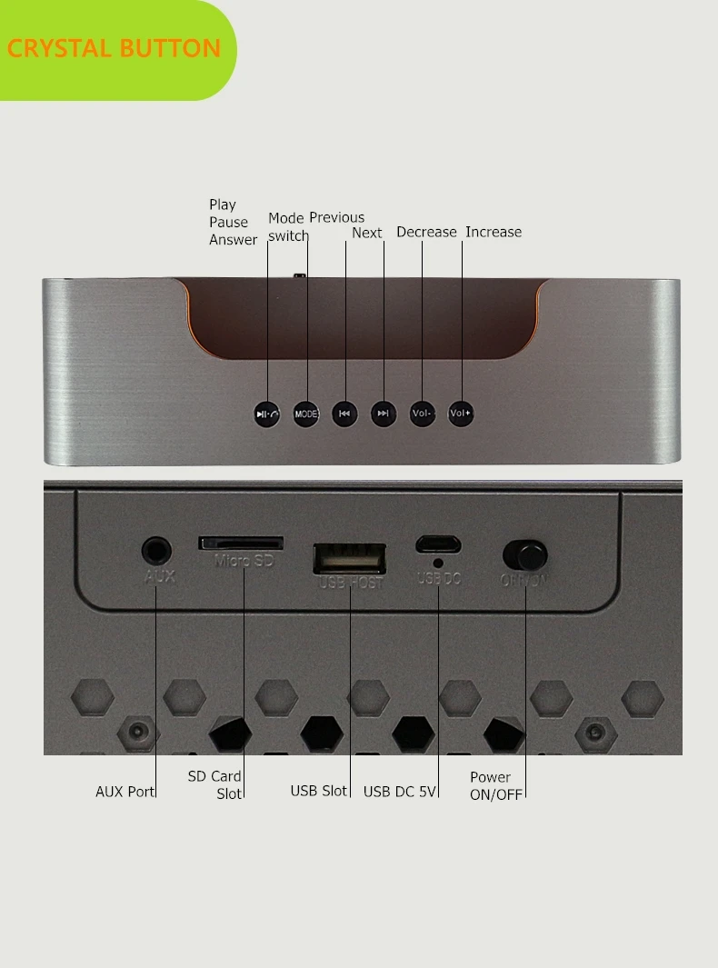 2020 New Arrival Hands-free Wireless Mini Portable Bluetooth Speaker with FM radio - ANKUX.COM