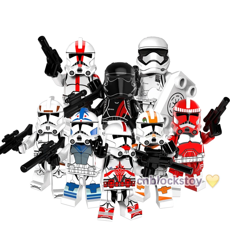 

Clone Commander Cody Imperial Stormtrooper Trooper SW Wars Movie Mini Bricks Building Block Figure Plastic Smart Toy PG8097