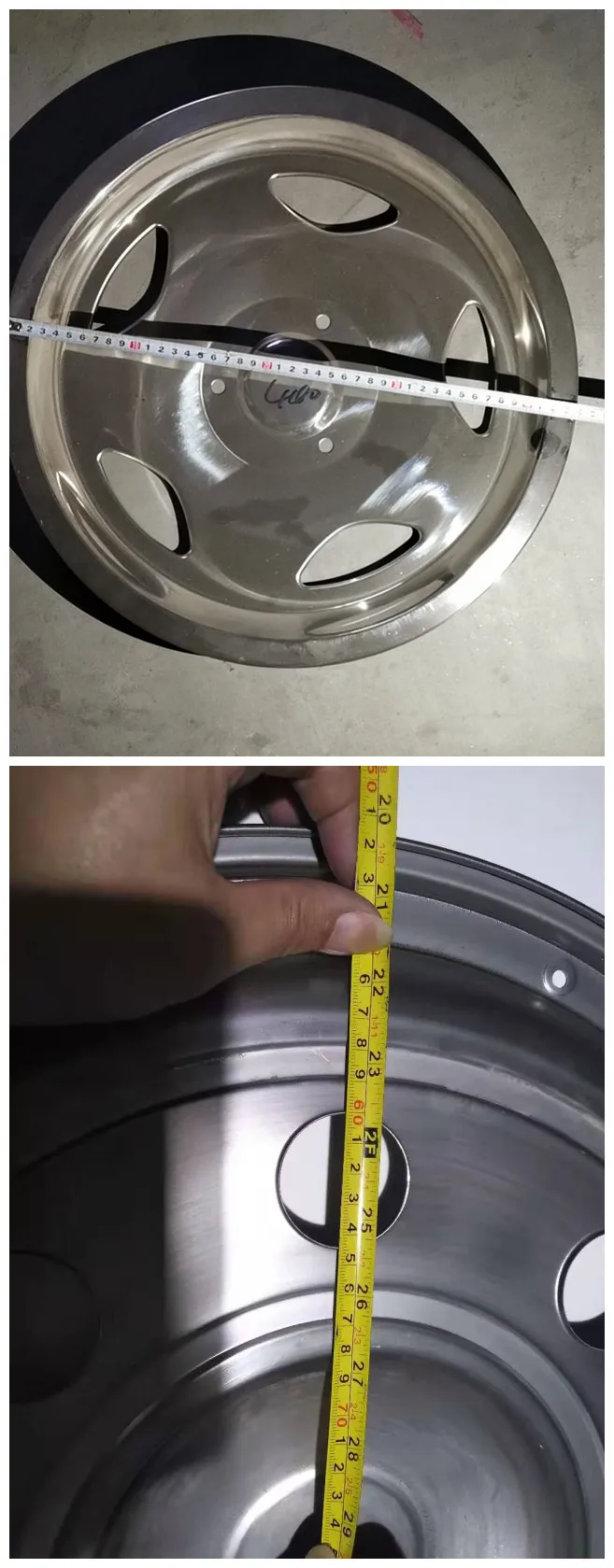 Wholesale Price Full Set Stainless Steel Nut Wheel Cover 17.5inch For
