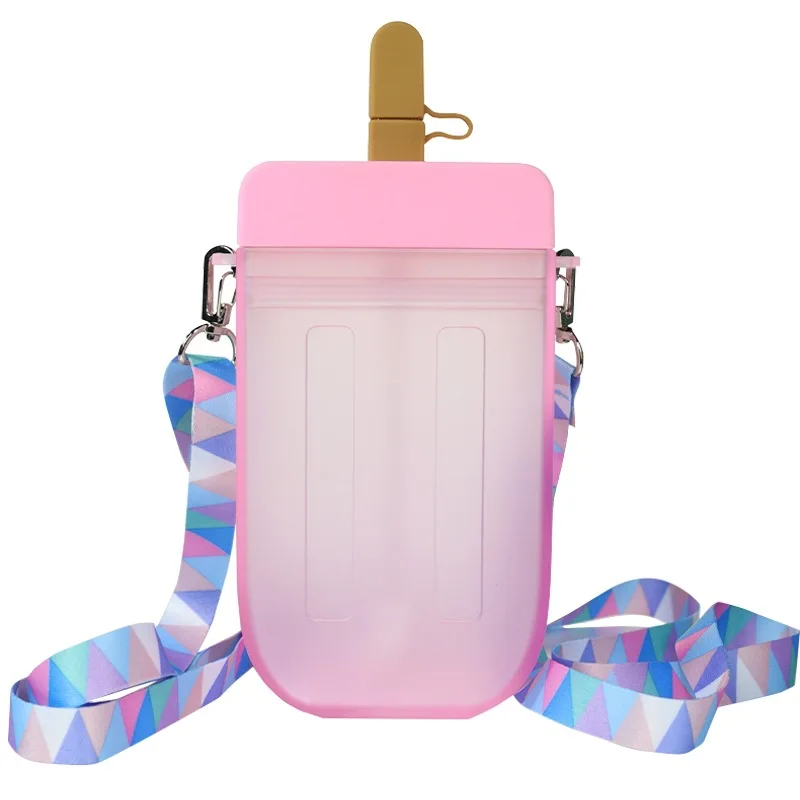 

Cute Girls Fashion Ice Cream Plastic Small Water Bottle Popsicle Drink Purse Little Girl Purses Kids Purses 2021