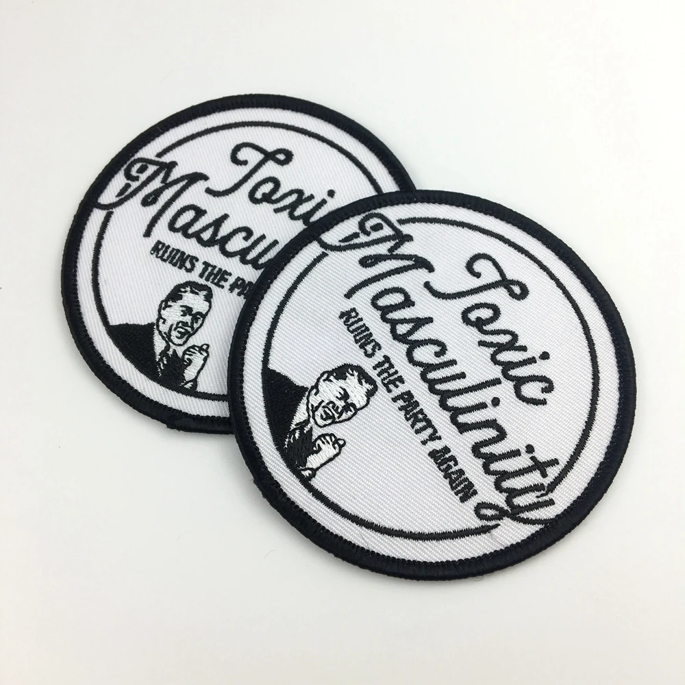 

customized peel and stick embroidery patch sew on patch