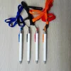 clip retractable hanger ball pen with the string