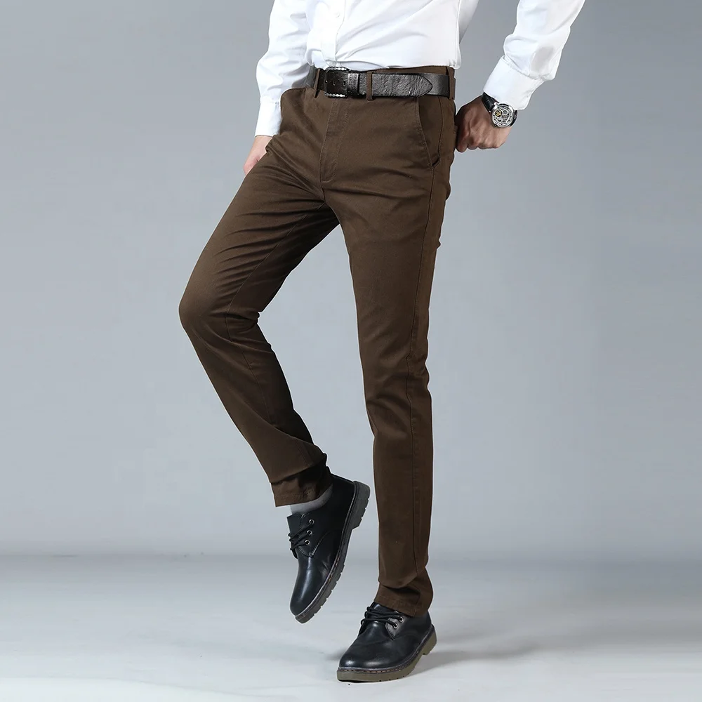 

Amazon hot sale men dress pant, stretch slim fit chinos trousers men, Customized color