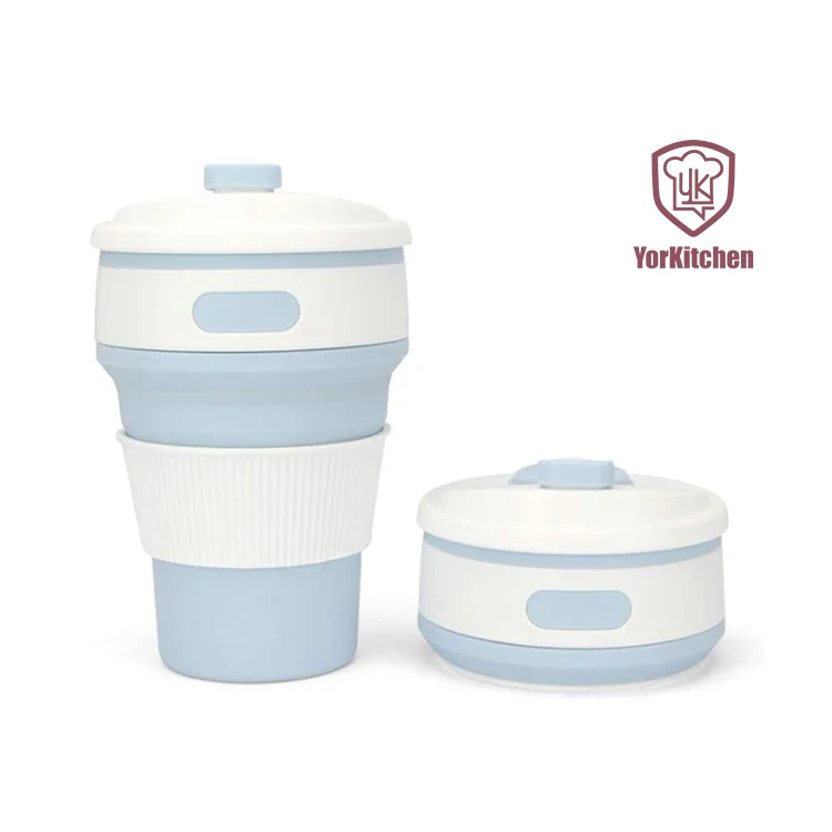 

Silicone Folding Cup Portable Silicone Mug Drinking Coffee Cup Outdoor Camping