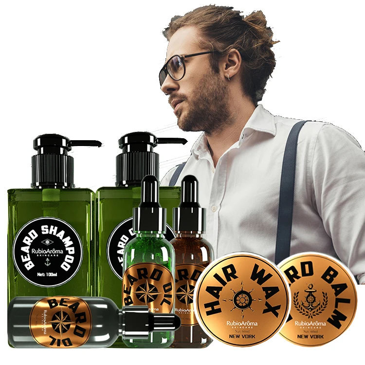 

OEM health care Organic Beard Growth Oil Beard Oil Private Label Kit For Men Beard