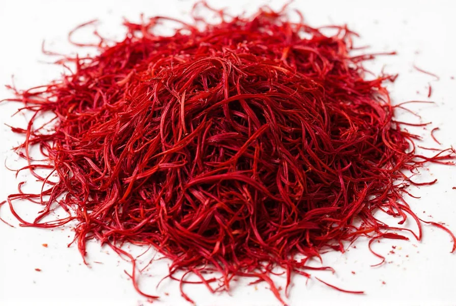 Worker harvesting saffron stigmas by hand