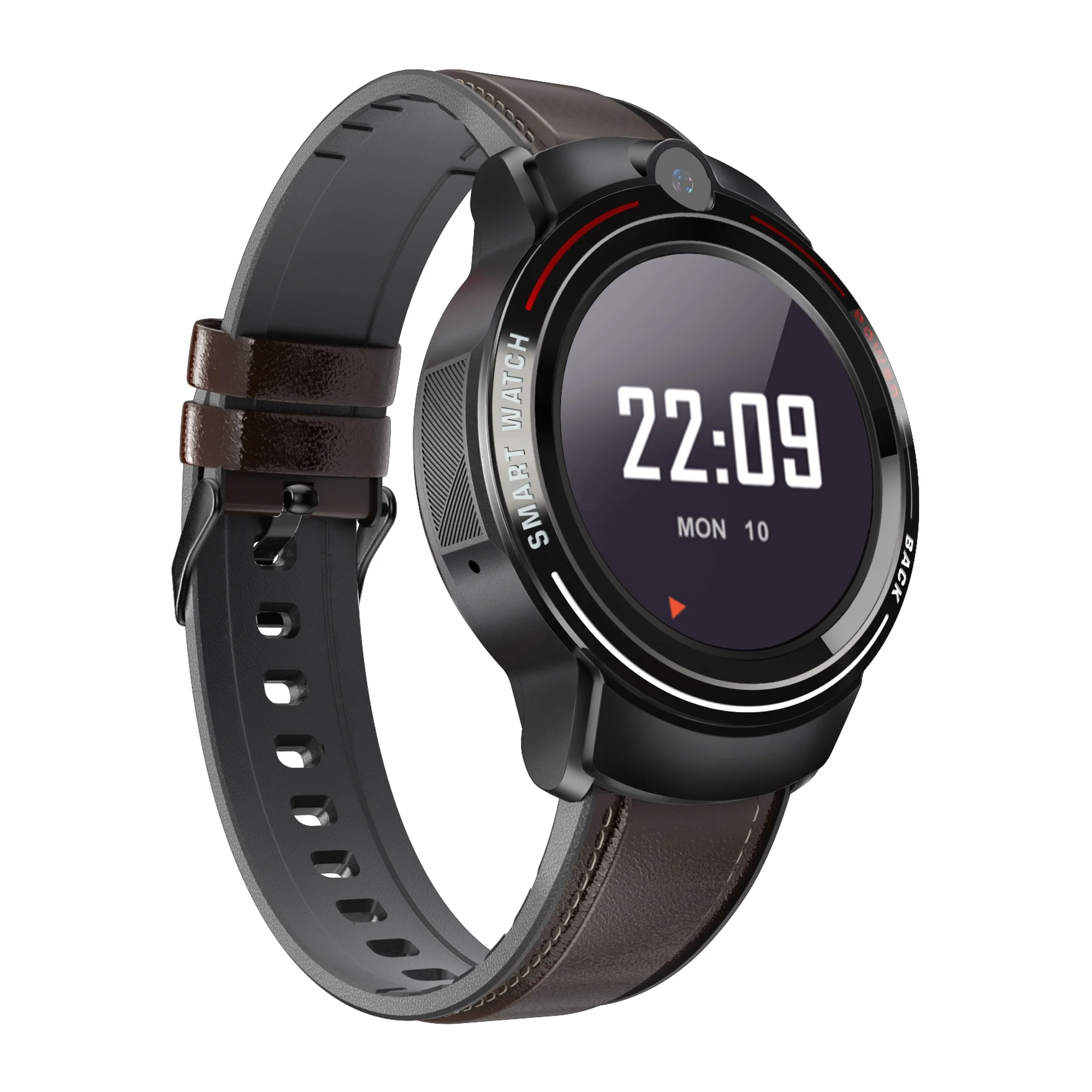 
4G LTE SIM Card Smart Watch Phone Amoled Screen GPS WIFI Android Watch Dual Cameras 3GB+32GB GSM Sport Watch Alan 