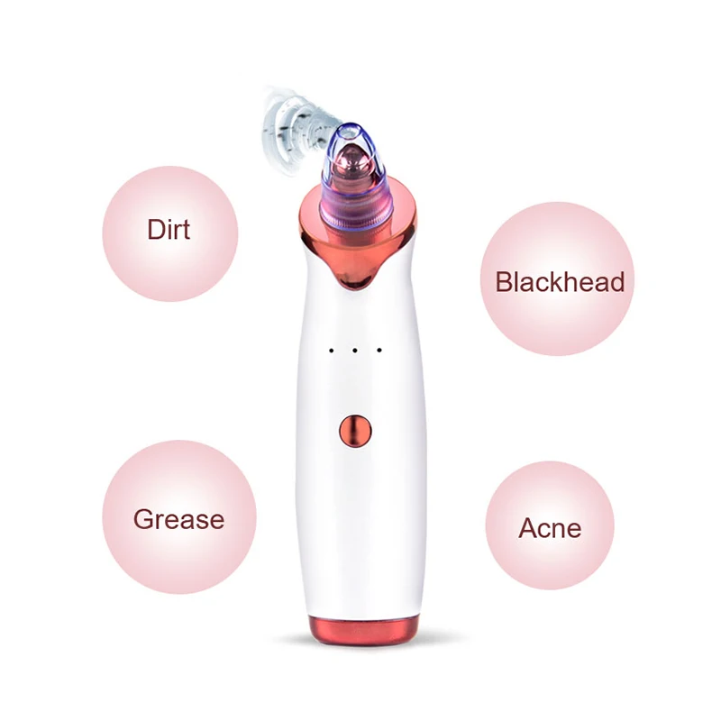 

2021 powerful black head suction to remove grease vacuum face cleaner pore white black head remover