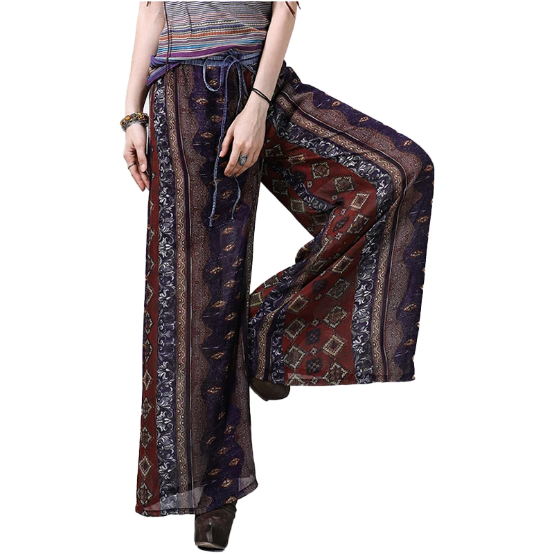 

X2221 Summer pants for women hight waist flare pants women pants, Customized color