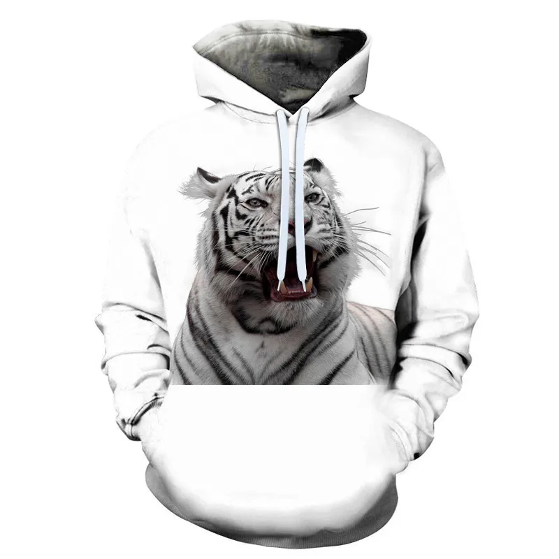 

Grey white tiger pattern 3D Sublimation Sweater