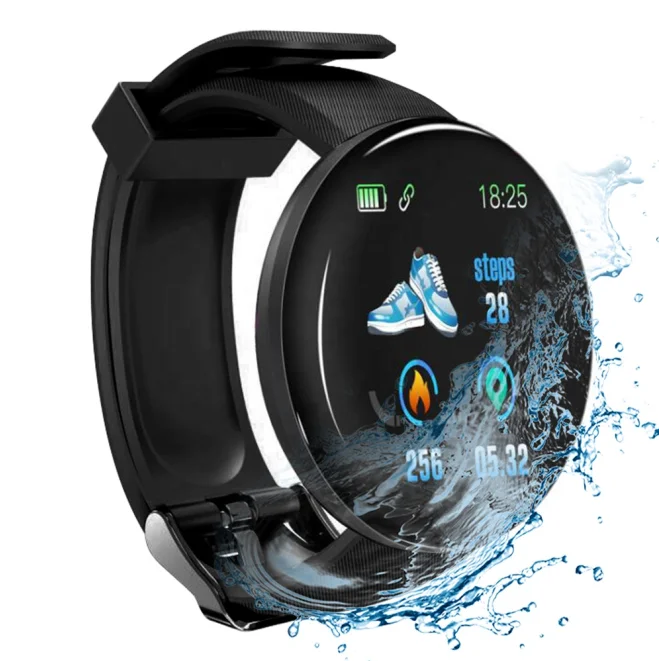 D18 Smart Watch Men Women Waterproof Heart Rate Fitness Tracker Blood Pressure Oxygen Sport Smartwatch for iphone D18 Smart Watch Men Women Waterproof Heart Rate Fitness Tracker Blood Pressure Oxygen Sport Smartwatch for iphone