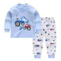 

New Design Autumn Wholesale Kids Pajamas Sets 100% Cotton Children Sleepwear