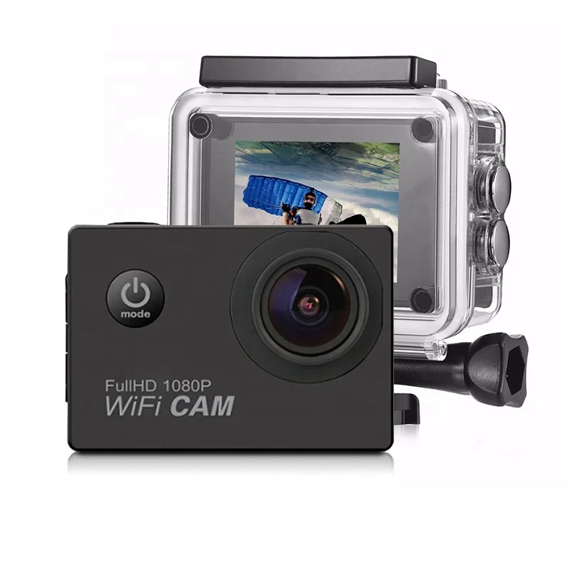 

Hoya 140 Degree Angle FHD 1080P 30FPS Noise Play Vlog 30 Meters Waterproof Sport Action Camera Mini