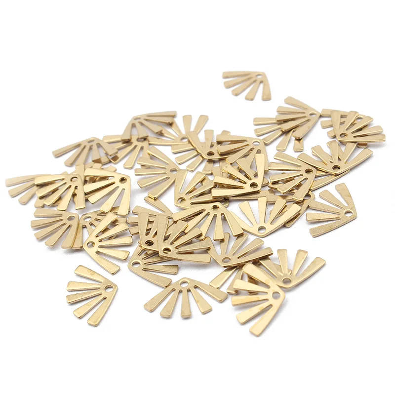 

Wholesale Raw Brass Mini Leaf Charms Hollow Leaves Pendant For Women Necklace Earrings Fashion Jewelry Making Supplies