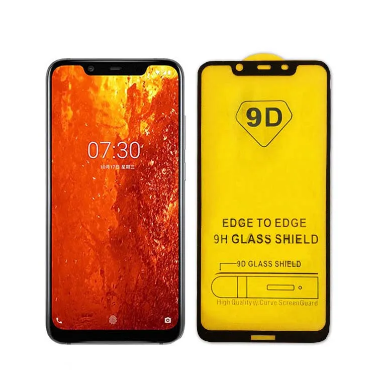 

Original really 9D 9H 0.33MM full glue edge to edge cell phone tempered glass screen protector for huawei honor 20 lite