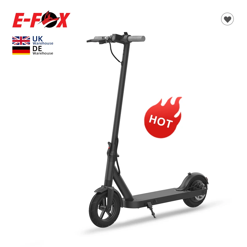 

8.5 inch 7.5Ah 36V battery 350W folding china electric scooter wholesale electric powerful adult scooter, Black