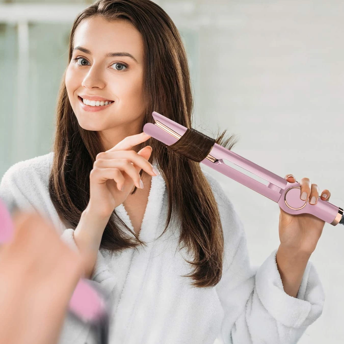 

Sional Hair Straightener Customize Pink Lcd 1.5 Titanium Flat Iron, Gray, gold, black, rose gold